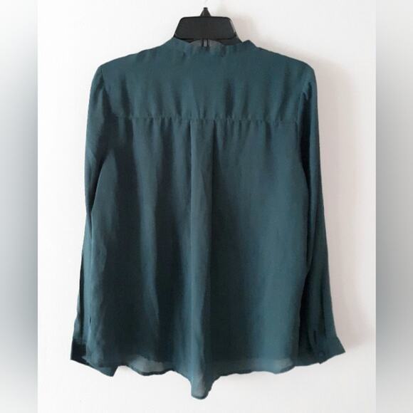 Lulus Button Front Blouse - Picture 3 of 4